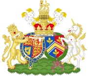 Combined Coat of Arms of William and Catherine, the Duke and Duchess of Cambridge