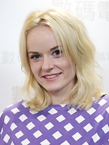 Corinna Chamberlain 陳明欣, 數碼電台DBC interview, (cropped)(edited)(November 2014).jpg