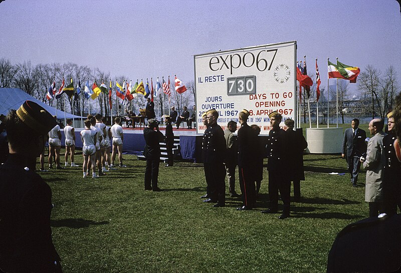 File:Countdown ceremony, 730 days until the Expo 67 opening Cérémonie du compte à rebours 730 jours avant l’ouverture d’Expo 67 (36597531451).jpg