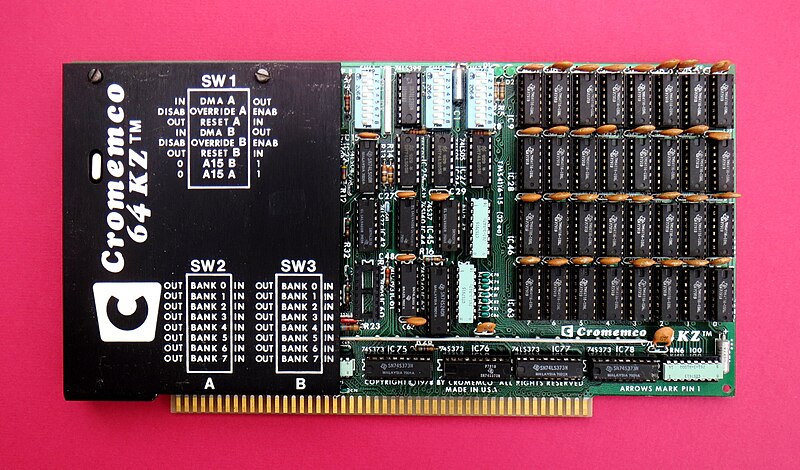 File:Cromemco 64KZ S-100 Board.jpg