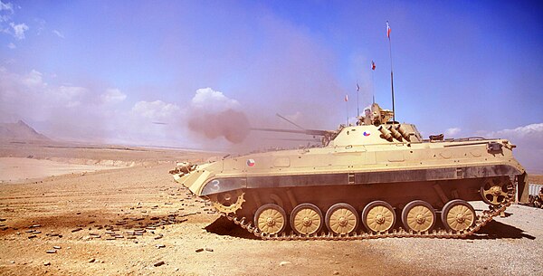 Czech-made BMP-2 in Afghanistan, 2010.