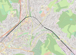Spoorlijn Siegen - Siegen Ost op de kaart