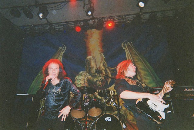 Dio performing in Paris, 2002