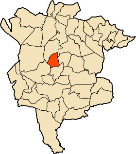 Localisation de Ouled Sidi Brahim