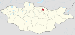 Provincia di Darhan-Uul – Localizzazione