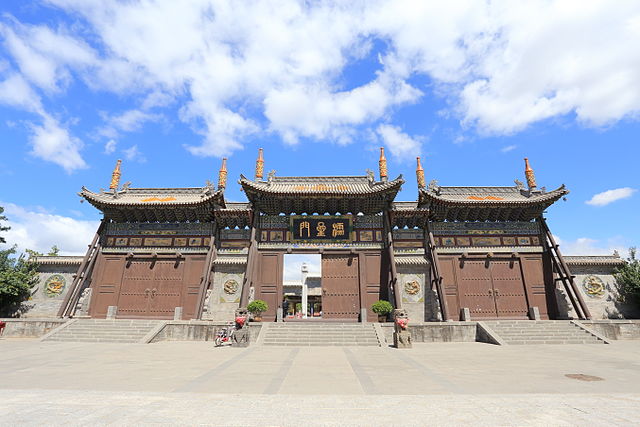 The gates of the Temple of Confucius in Datong, Shanxi.