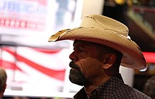 Clarke at the 2016 Republican National Convention David Clarke at 2016 RNC day 3.jpg