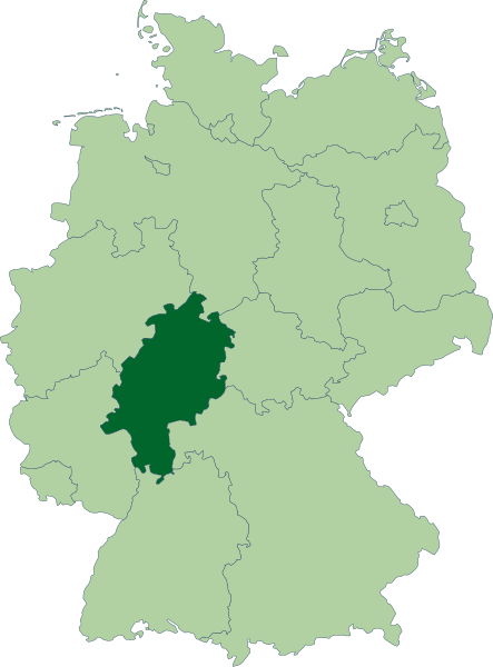 File:Deutschland Lage von Hessen.svg