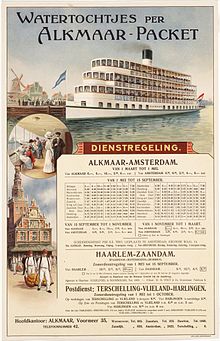 Company poster and schedule, 1913 Dienstregeling AP 1913.jpg