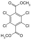 Dimethyl tetrachloroterephthalate.svg