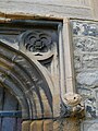 Detail on the tower of the medieval Holy Trinity Church in Queenborough on the Isle of Sheppey. [57]