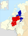 Duchy of Brabant and Duchy of Guelders (1350) locator map.svg