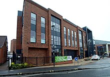 East Riding College, Armstrong Way, Beverley. Building opened in September 2015. Taken 19 October 2017. East Riding College, Beverley.jpg