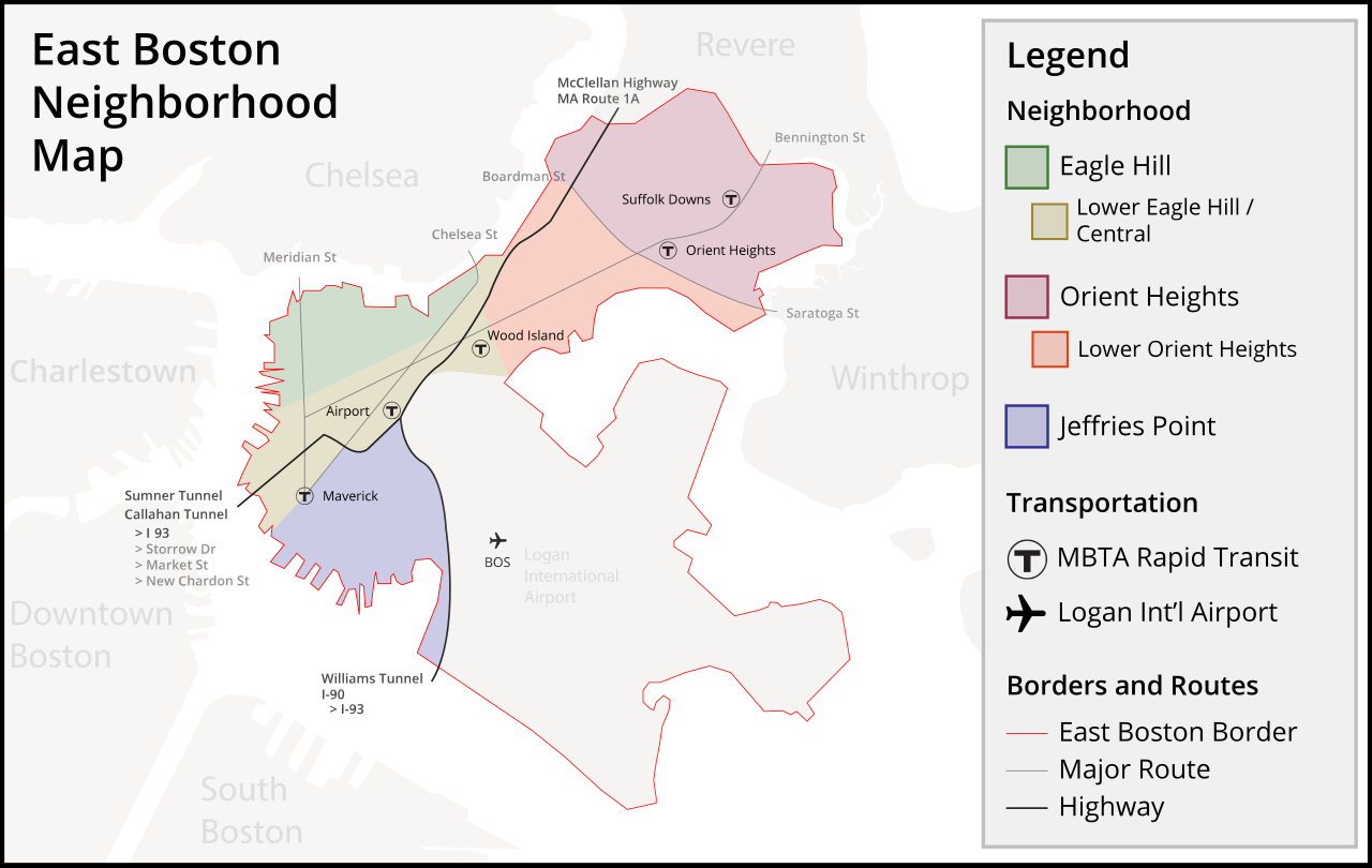 Parts Of Boston Map File:east Boston Neighborhood Map Ol.svg - Wikipedia