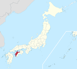 Préfecture d'Ehime - Localisation