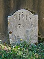 Eighteenth-century grave outside the medieval All Saints' Church in Foots Cray.