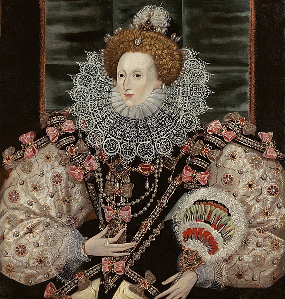 Elizabeth I, queen from 1558 to 1603