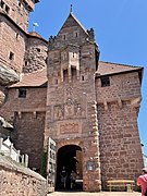 Entrée principale du château du Haut-Koenigsbourg