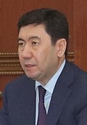 Parteivorsitzender Jerlan Qoschanow