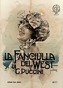 Poster for the Italian release Fanciulla del West film poster by Spellani.jpg
