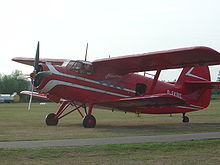 Antonov An-2, mass-produced Soviet utility aeroplane.