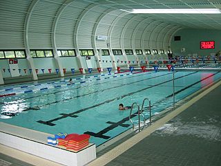 50m pool at the University of Stirling.