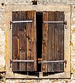 * Nomination Window shutter at the Winemaker farm in Forst an der Weinstraße, first half of the 18th century --F. Riedelio 08:00, 17 September 2022 (UTC) * Promotion  Support Good quality. --Jsamwrites 08:05, 17 September 2022 (UTC)