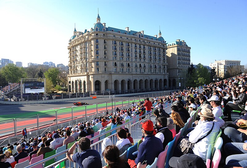 File:Four Seasons Hotel Baku during 2019 Formula-1 Azerbaijan Grand Prix.jpg