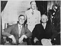 Franklin D. Roosevelt, Harry Woodring, and John Garner in Topeka, Kansas - NARA - 196071.jpg