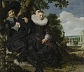 "דיוקן הנישואין של איזק מאסה וביטריקס ואן דר לין" (1622), רייקסמוזיאום