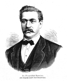 Dr. František Havelec (kreslil Josef Mukařovský)