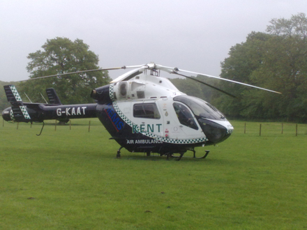 Kent Air Ambulance on a sortie in neighbouring Sussex G-KAAT.png