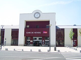 Gare de Nevers railway station in Nevers, France