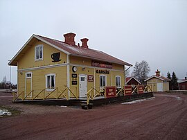 Garsås train station is now a café