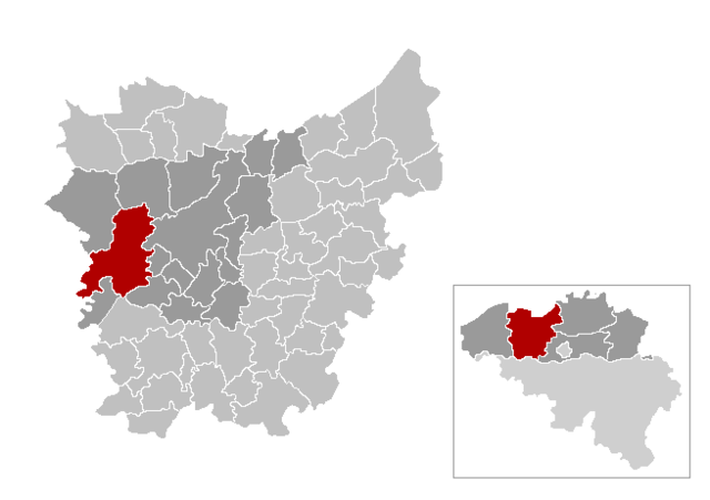 Deinze în Provincia Flandra de Est