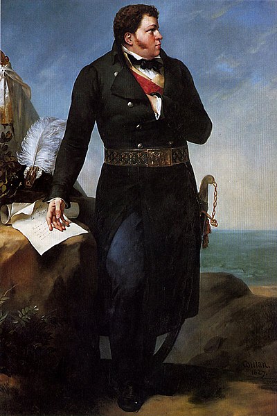 Portrait by Amable-Paul Coutan, 1827