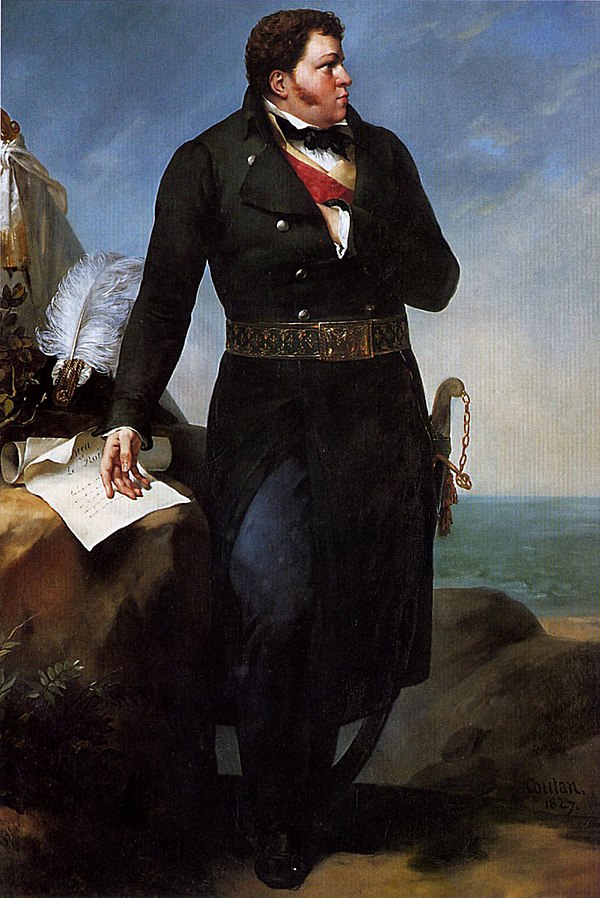 Portrait by Amable-Paul Coutan, 1827