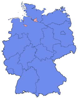 German Federal Election - Party list vote results by state - 2013.png