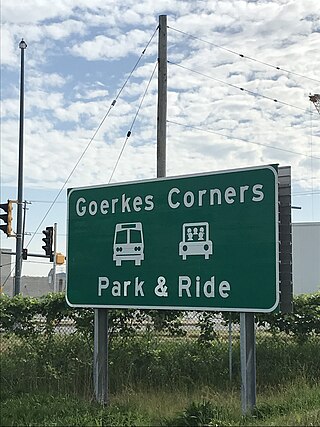 <span class="mw-page-title-main">Goerke's Corners, Wisconsin</span> Former unincorporated community in Wisconsin, United States