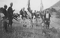 Svatební hostina v horách Horní Řeky, 1907