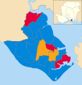 Gosport UK local election 2012 map.svg