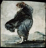 Goya - Mujer con ropa ondeando al viento, 1824–25, 1998.110.jpg