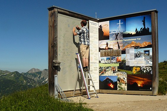 Largest mountain summit book of the Alps, Austria