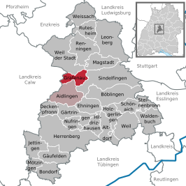 Kaart van Grafenau