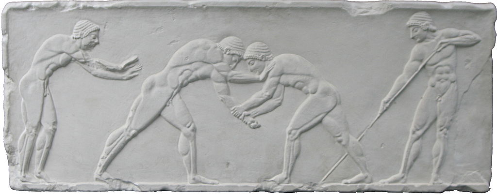  Greek relief of pentathlon 500 bC 