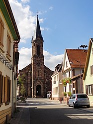 L'église dans le village