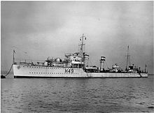 1933 yilda HMS Diana