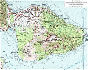 نقشه پارک در هاوایی