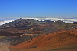 Kráter vulkánu Haleakalā
