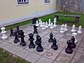 Freiluftschachspiel in Hallstatt